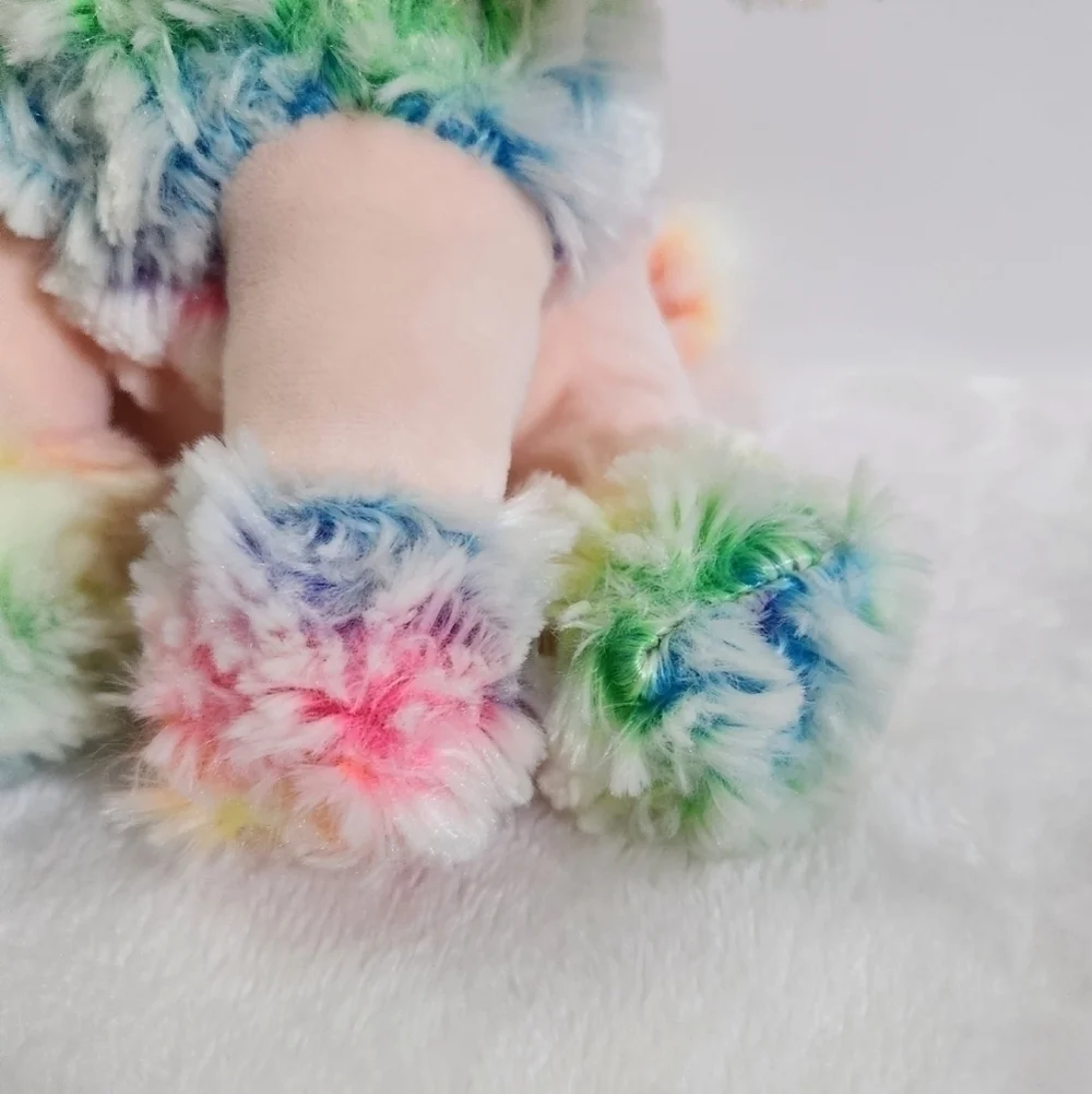 Ty Rainbow Beanie Boos Poodle Dog 10